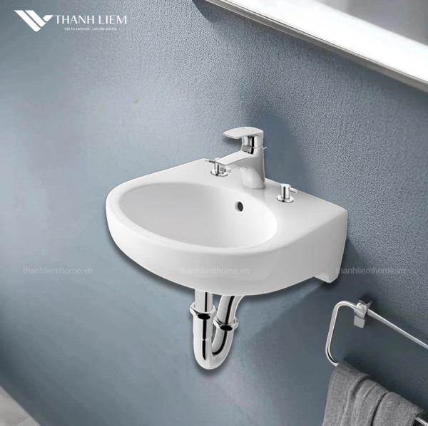 Chậu rửa mặt treo tường Inax L-282VEC