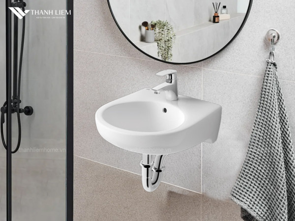 Chậu rửa mặt treo tường Inax L-282VFC