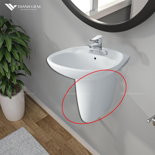 Chân Chậu Rửa Treo Tường INAX L-288VC