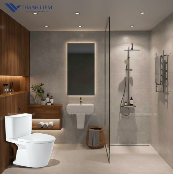 Bồn cầu 2 khối INAX ACT-602VN Xả Cảm Ứng