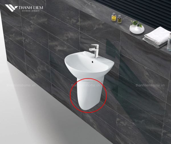 Chân chậu rửa treo tường Inax L-297VC