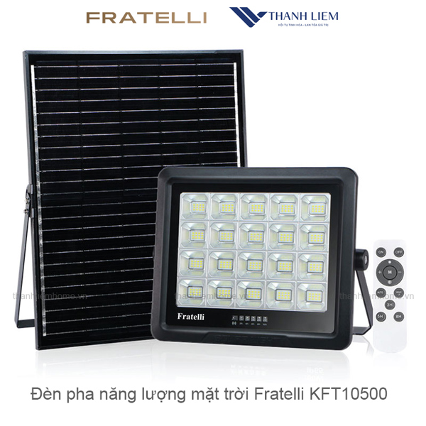 Đèn pha năng lượng mặt trời Fratelli FTK10500