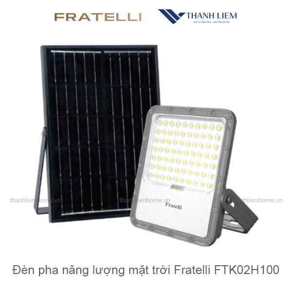 Đèn pha năng lượng mặt trời Fratelli FTK02H200