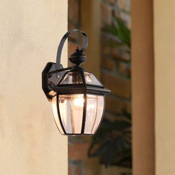 Đèn Tường Đồng 600S Màu Đen