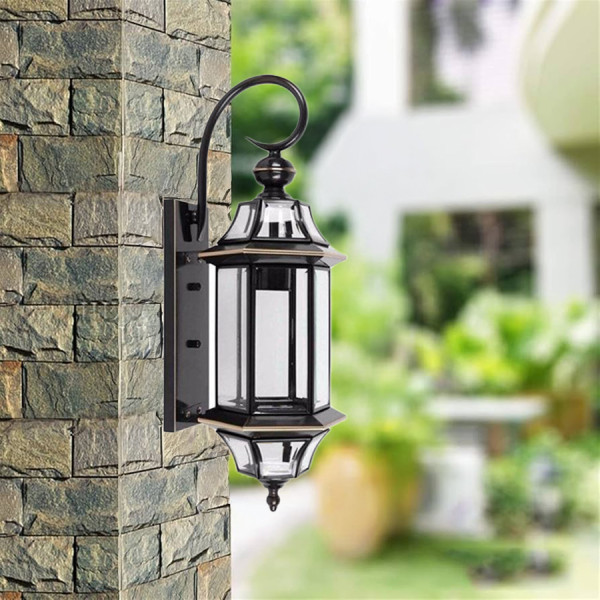 Đèn Tường Đồng 629BK Màu Đen