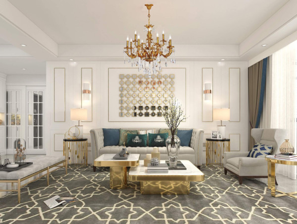 Đèn Chùm Đồng Pha Lê Tân Cổ Điển MD0880