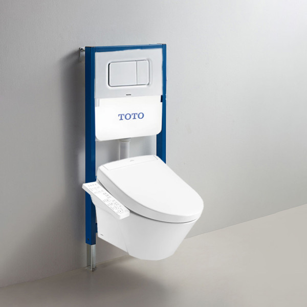 Bồn cầu treo tường TOTO CW822REA kèm nắp điện tử TCF33461GAA