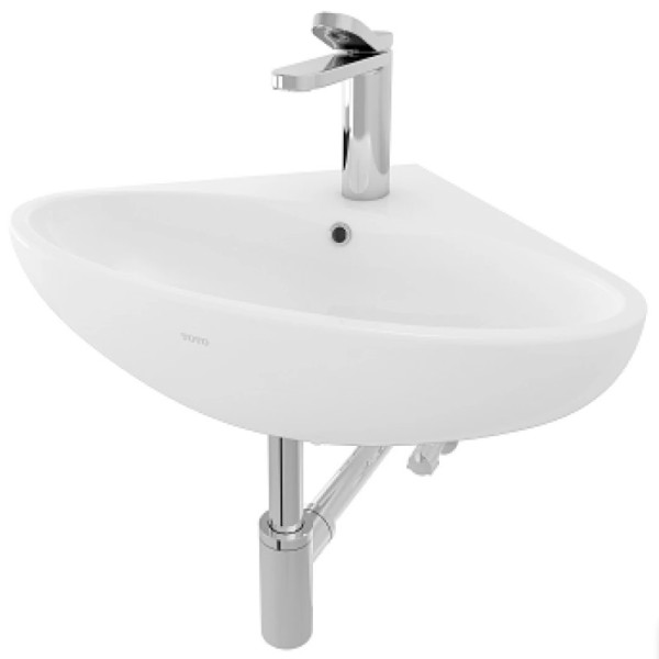 Chậu Lavabo TOTO LW815CJW/F#W Góc Treo Tường