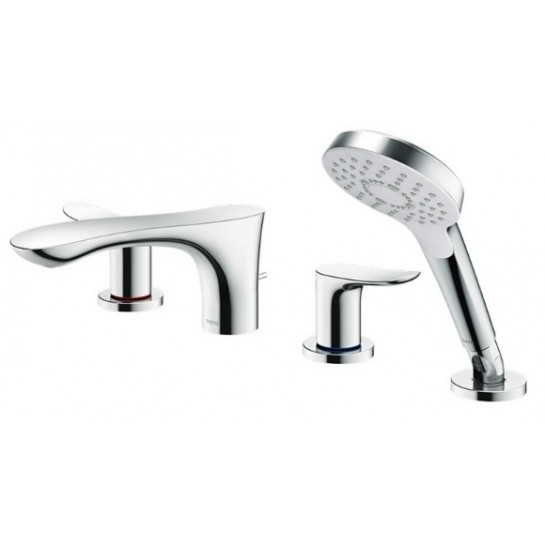 Vòi xả bồn tắm TOTO TBG01202BB nóng lạnh kèm tay sen 