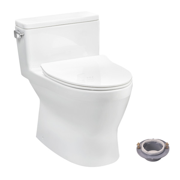 Bồn cầu 1 khối TOTO MS188VKT8#XW T53P100VR nắp đóng êm TC600VS 