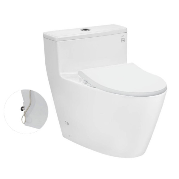 Bồn Cầu TOTO MS625DE4#XW 1 Khối Nắp Rửa Cơ TCW1211A