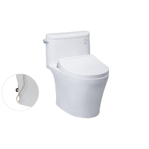 Bồn cầu TOTO MS887RE2#XW 1 khối nắp rửa cơ TCW07S 
