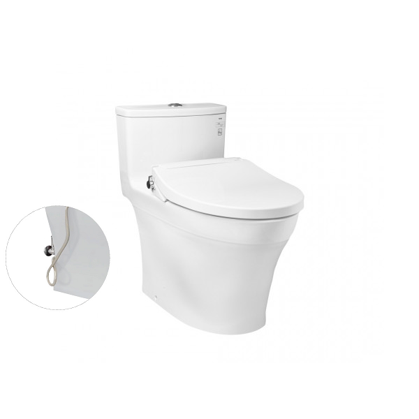 Bồn Cầu TOTO MS885DE2#XW Nắp Cơ Ecowasher