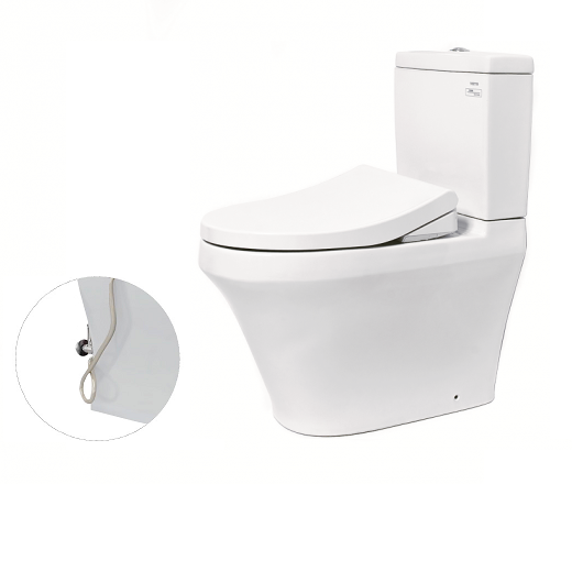Bồn cầu TOTO CS948DE4#XW 2 khối nắp rửa cơ TCW1211A