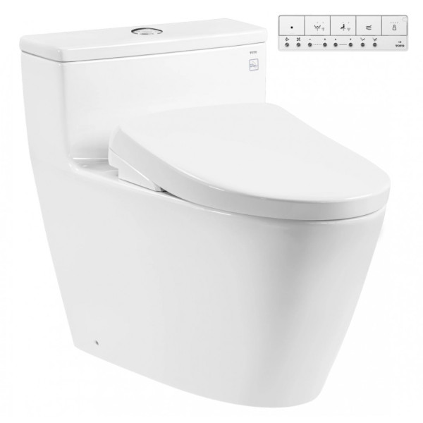 Bồn Cầu Điện Tử TOTO MS625CDW23#XW Nắp Rửa Washlet TCF47360GAA S7 Giấu Dây