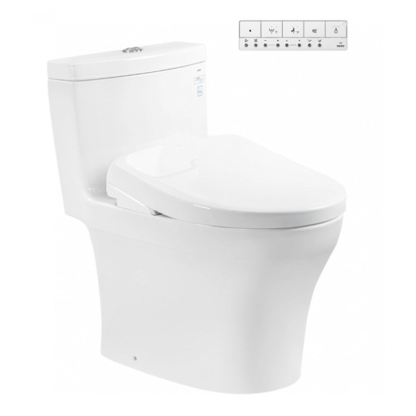 Bồn Cầu Điện Tử TOTO MS889CDRW23#XW Nắp TCF47360GAA Dòng S7 Tự Động Đóng Mở