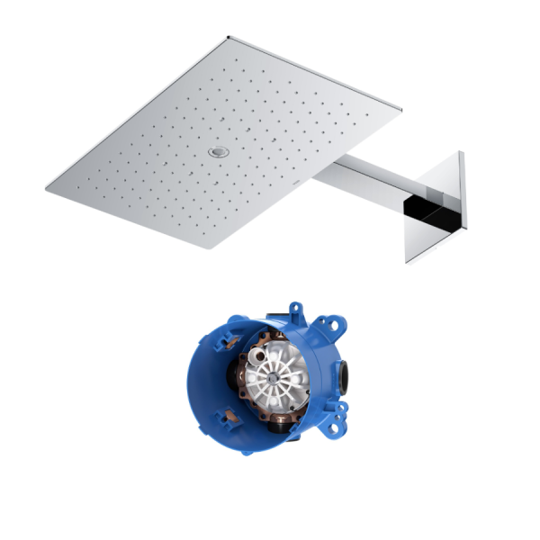  Bát sen tắm gắn tường TOTO TBW08004A kèm van âm TBN01002B (2 chế độ, Z Series) 