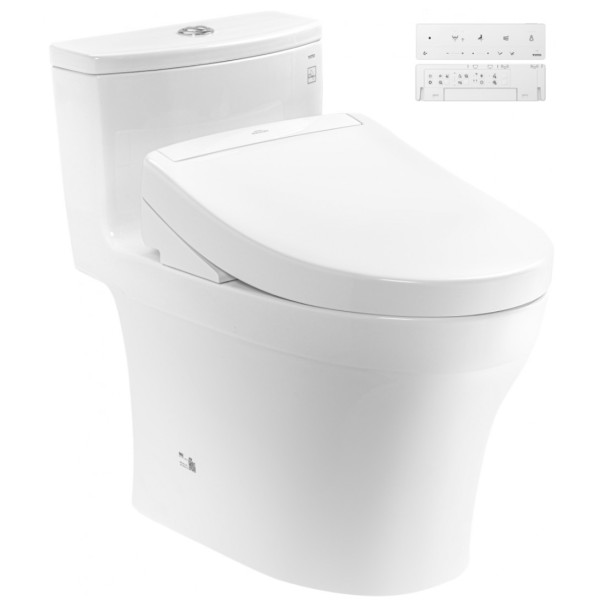 Bồn Cầu Điện Tử TOTO MS885CDW25#XW Nắp Rửa Washlet TCF34461GAA S5 Giấu Dây