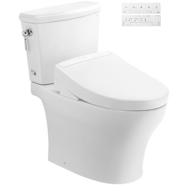 Bồn Cầu Điện Tử TOTO CS986CGW25#XW Nắp Rửa Washlet TCF34461GAA S5 Giấu Dây