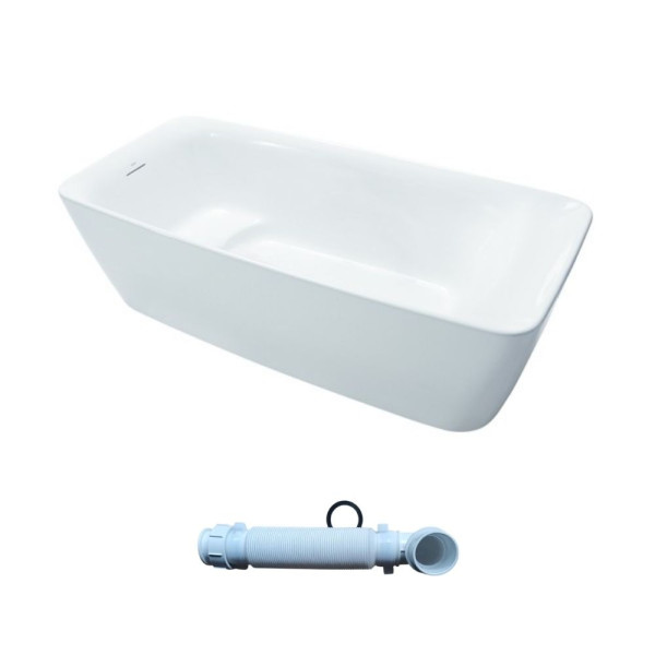  Bồn tắm đặt sàn TOTO PJY1724WPWEN#MW TVBF412 GALALATO 1m7 gồm ống thải 