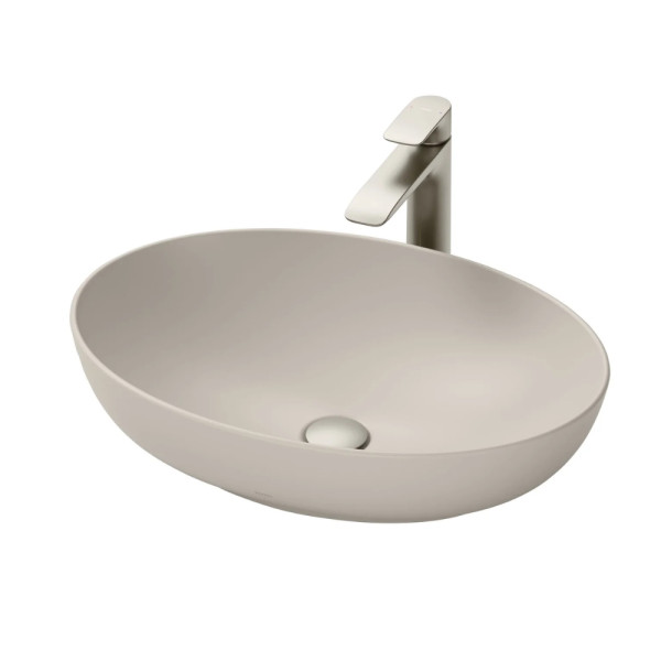  Chậu rửa lavabo đặt bàn TOTO LT1705#MBE màu be mờ 