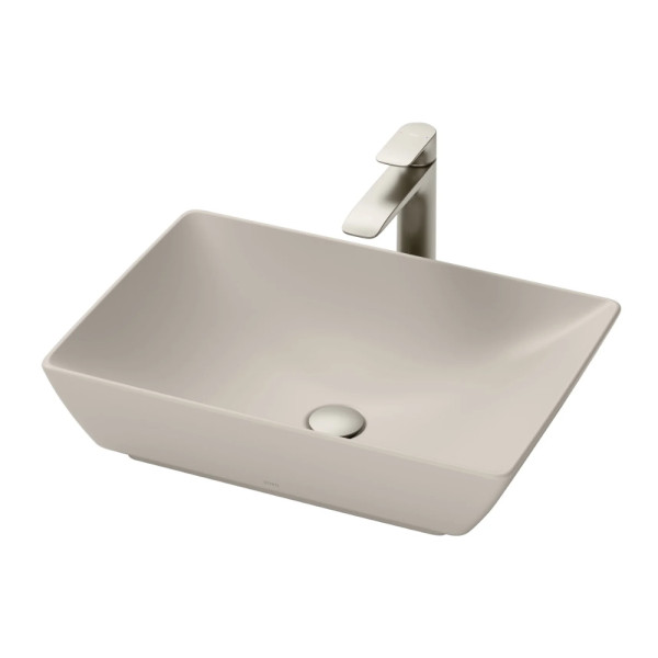  Chậu rửa lavabo đặt bàn TOTO LT1735#MBE màu be mờ 