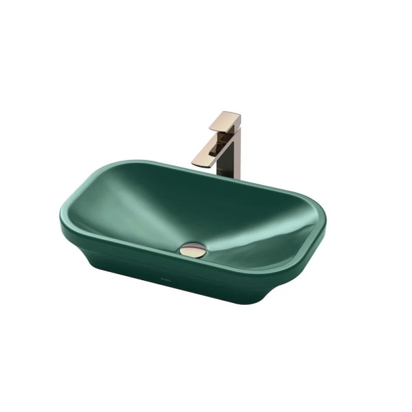 Chậu rửa lavabo đặt bàn TOTO LW630JDW/F#FRG màu xanh lá 