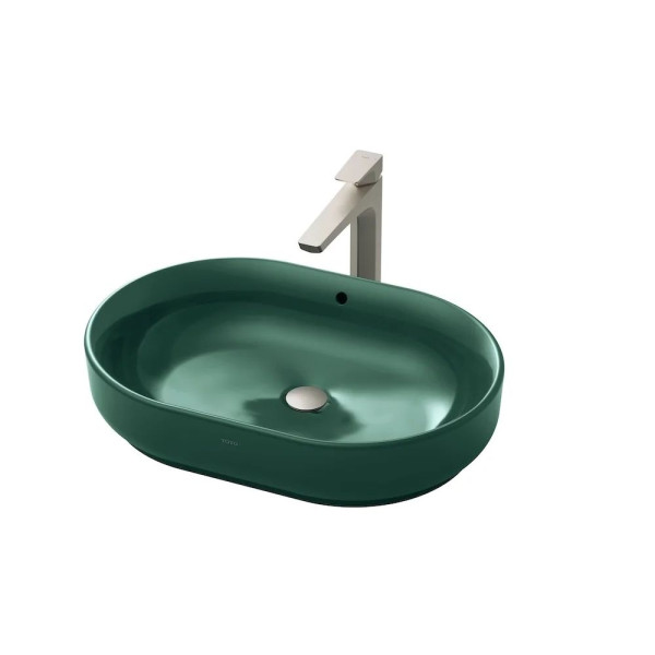  Chậu rửa lavabo đặt bàn TOTO LW896JW/F#FRG  màu xanh lá 