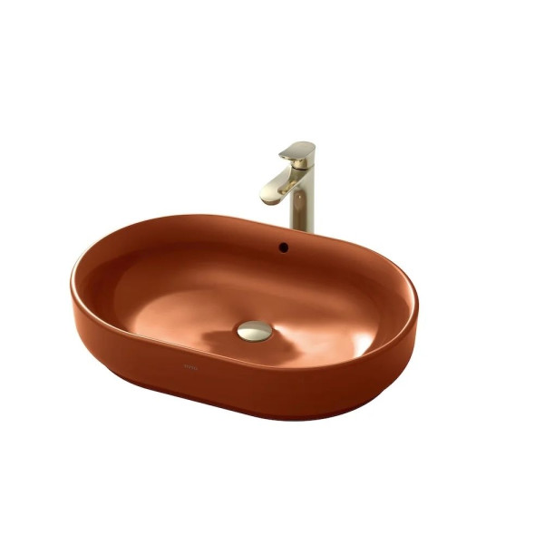  Chậu rửa lavabo đặt bàn TOTO LW896JW/F#SCR màu đỏ 