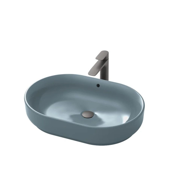  Chậu rửa lavabo đặt bàn TOTO LW896JW/F#ASB màu xanh tro 