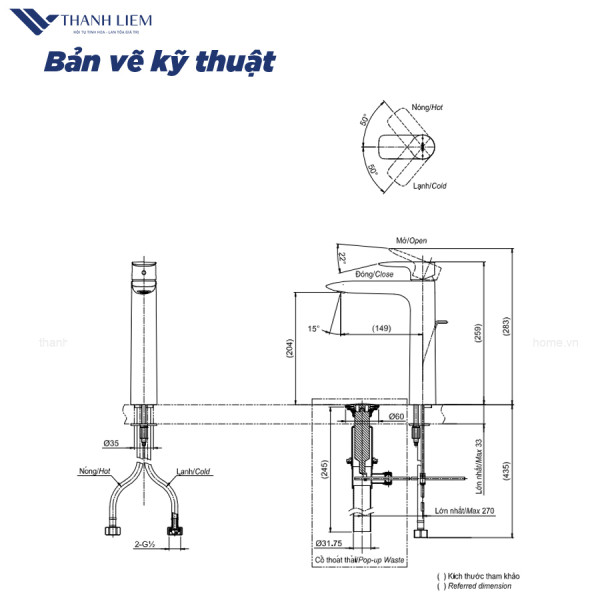 voi lavabo toto TLG04307B
