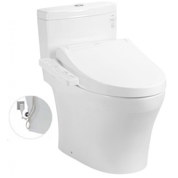 Bồn Cầu Điện Tử TOTO MS889DRW16#XW Nắp Rửa Washlet TCF23410AAA C2