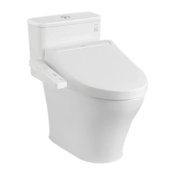  Bồn cầu 1 khối TOTO MS857CDW17#XW nắp điện tử Washlet C2 TCF23460AAA giấu dây 