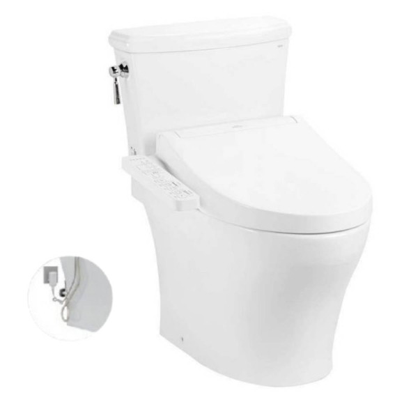  Bồn cầu TOTO CS986GW16#XW 2 khối nắp điện tử Washlet C2 TCF23410AAA 