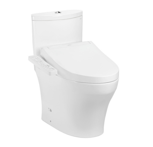  Bồn cầu TOTO CS838CDW17#XW 2 khối nắp điện tử Washlet C2 TCF23460AAA giấu dây 