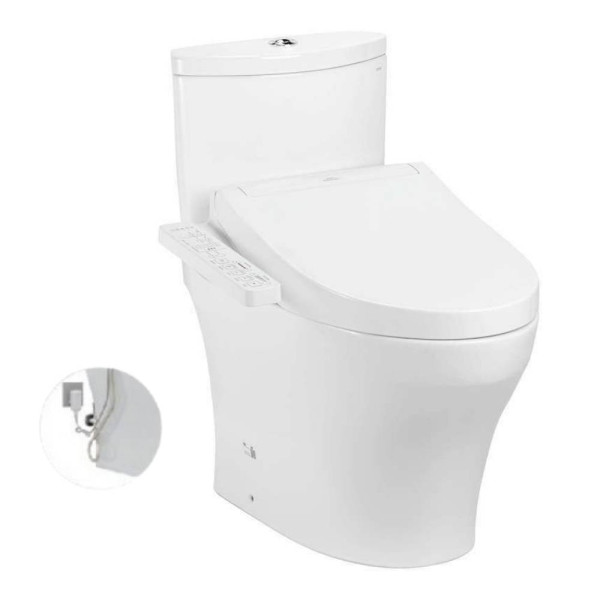  Bồn cầu TOTO CS838DW16#XW 2 khối nắp điện tử Washlet C2 TCF23410AAA 