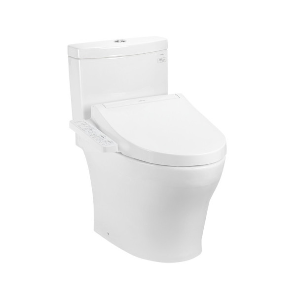  Bồn cầu TOTO CS769CDRW17#XW 2 khối nắp điện tử Washlet C2 TCF23460AAA giấu dây 