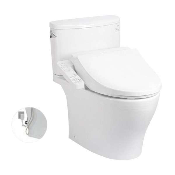  Bồn cầu TOTO CS767RW18 2 khối nắp điện tử TCF23710AAA Washlet C2 cơ bản 