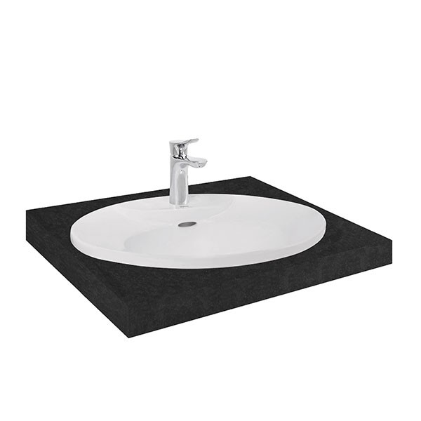  Chậu lavabo dương vành TOTO L909C#XW