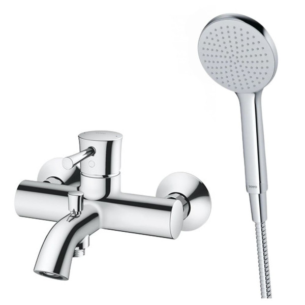Vòi Sen Tắm Nóng Lạnh TOTO TBS02302V/TBW09000V Tay sen 1 chế độ