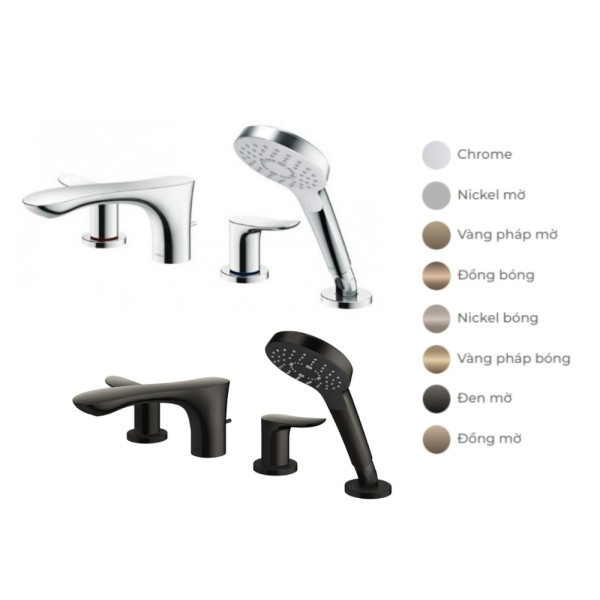  Vòi xả bồn tắm TOTO TBG01202BB nóng lạnh kèm tay sen 