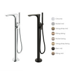  Vòi xả bồn tắm TOTO TBG01306BA đặt sàn nóng lạnh 