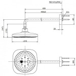 Bát sen tắm gắn tường TOTO TBW02004A 