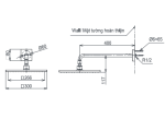  Bát sen tắm gắn tường TOTO TBW08003A  