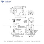 Bồn cầu điện tử treo tường INAX AC-820VN