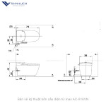 Bồn cầu điện tử INAX AC-816VN