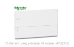 Tủ điện âm tường schneider 18 module (MIP22118)