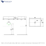 Chậu đặt bàn Lavabo American Standard WP-F412
