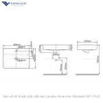 Chậu đặt bàn Lavabo American Standard WP-F420