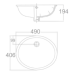 Chậu âm bàn American Standard Ovalyn VF-0496